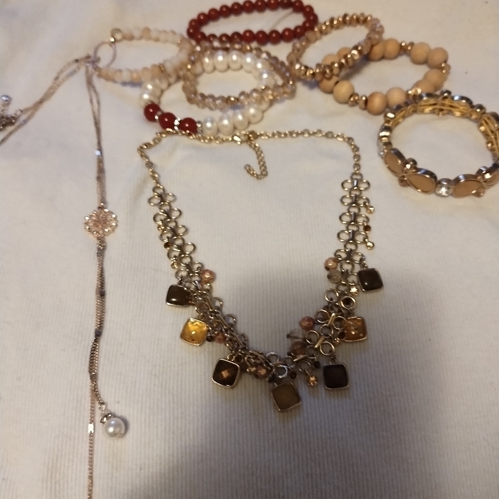 Natural Colored Jewelry Lot